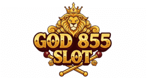 god 855 slot logo